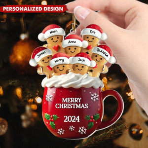 Hot Cocoa Cookie Man Family-Personalized Christmas Gifts For Family