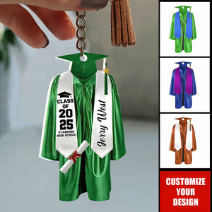 Class of 2025 Graduation - Personalized Acrylic Keychain