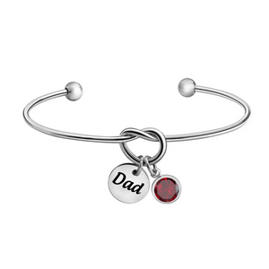 Personalized Memorial Bracelet, Loss of Dad Gift for Daughter