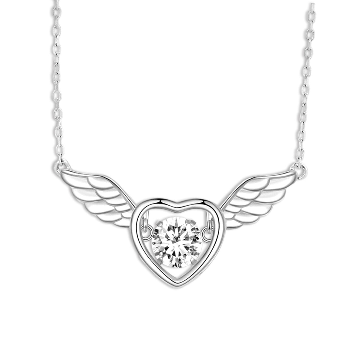 Personalized Angel Wing Memorial Necklace