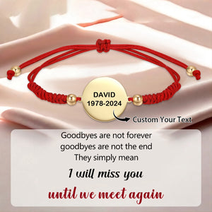 Personalized Custom Name&Date Memorial Multicolor Bracelet