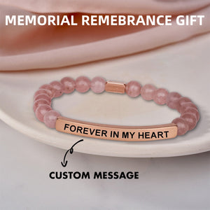 Personalized Custom Memorial Text  Bracelet  - Gift For Christmas