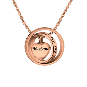 Personalized Engraved Name Urn Cremation Necklace for Woman