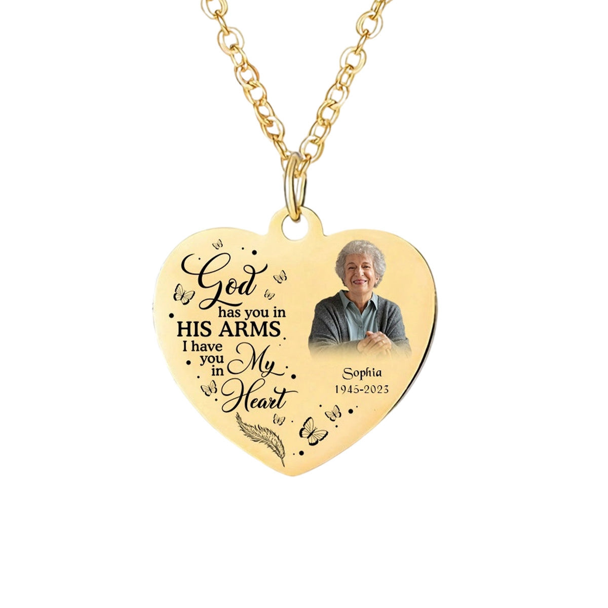 Personalized The Day I Lost You Memorial Necklace