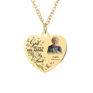 Personalized The Day I Lost You Memorial Necklace