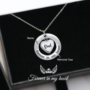 Personalized Memorial Ash Urn Necklace