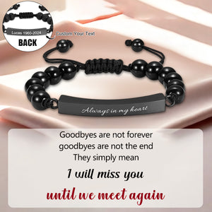 Personalized Always In My Heart Memorial Urn Bracelet - Gift For Christmas