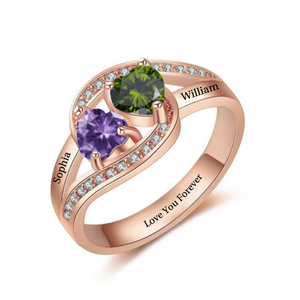 All I Need Is You - Personalized Promise Birthstones Ring