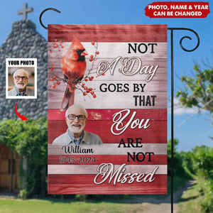 Personalized Memorial Cardinals Family Loss Custom Names Garden Flag Gift for your loved one